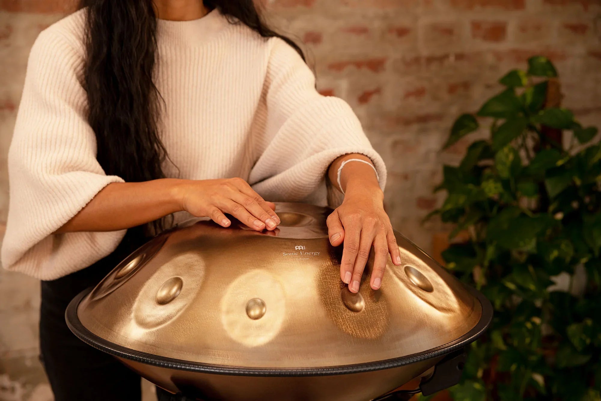 Sensory Handpan, D Kurd, 10 Notes, Vintage Gold Utah Energy Healing Center