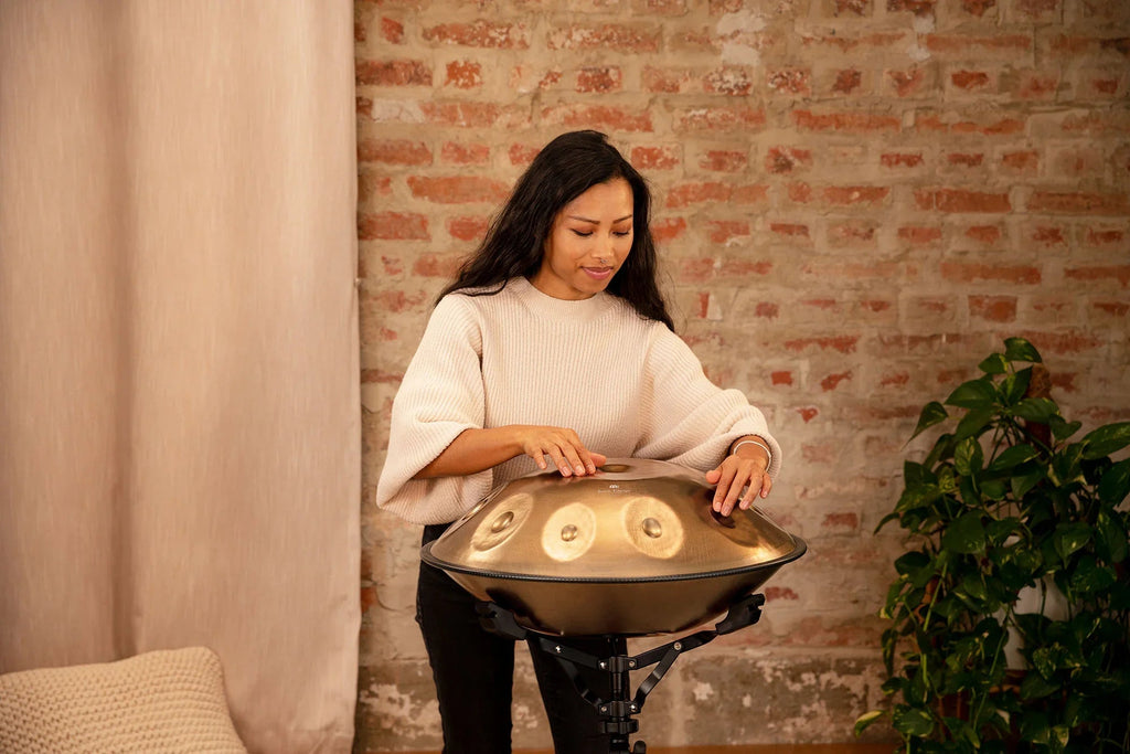 Sensory Handpan, D Kurd, 10 Notes, Vintage Gold Utah Energy Healing Center