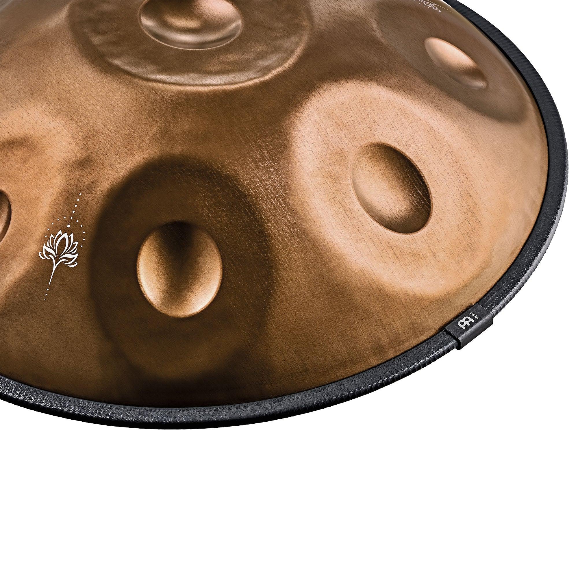 Sensory Handpan, E La Sirena, 10 Notes, Vintage Copper, Engraved Design Utah Energy Healing Center