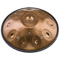 Sensory Handpan, E La Sirena, 10 Notes, Vintage Copper, Engraved Design Utah Energy Healing Center