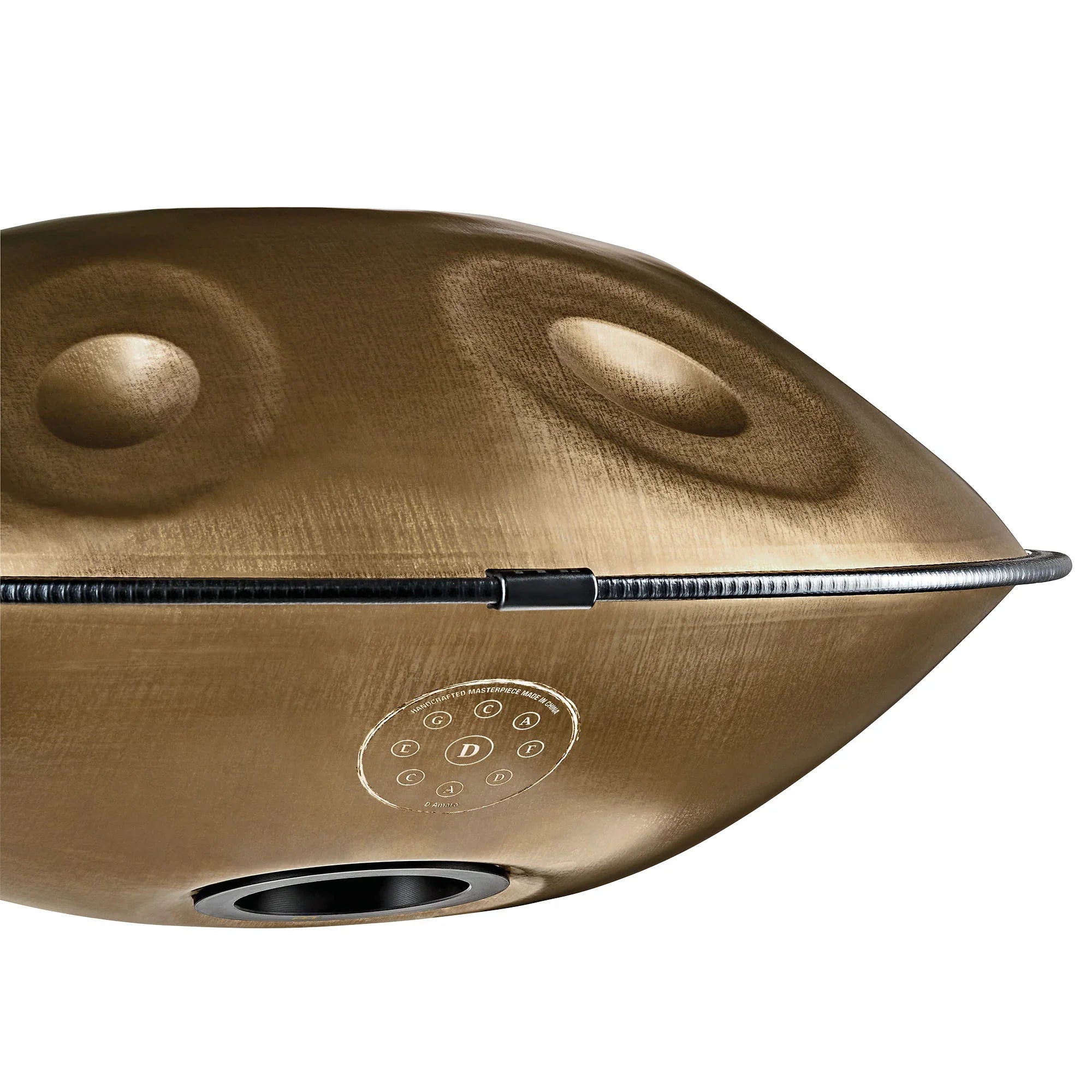 Sensory Handpan, D Amara, 9 Notes, Vintage Gold Utah Energy Healing Center