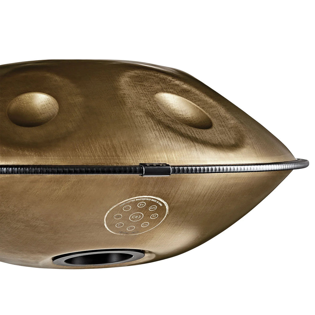 Sensory Handpan, C# Minor, 9 Notes, Vintage Gold Utah Energy Healing Center