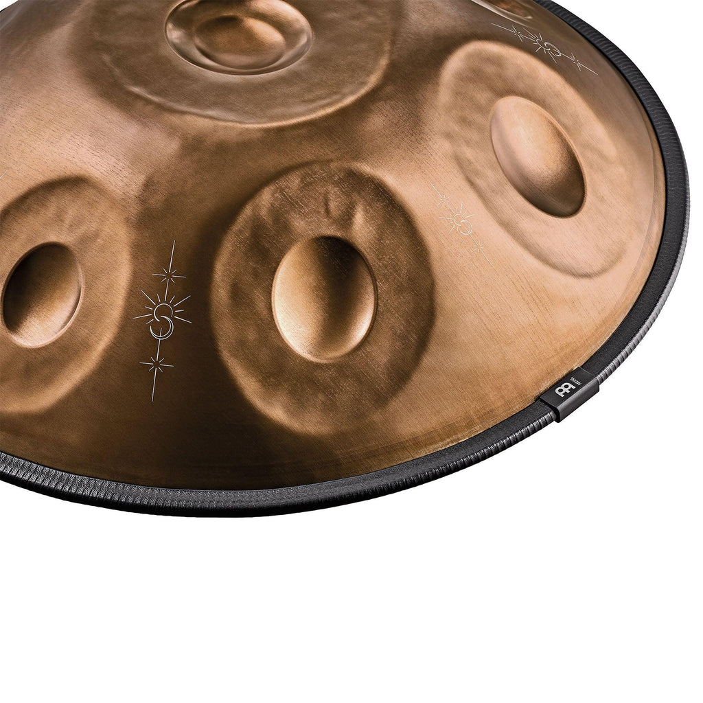 Sensory Handpan, BB2 Amara, 9 Notes, Vintage Copper, Engraved Design Utah Energy Healing Center