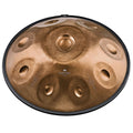 Sensory Handpan, BB2 Amara, 9 Notes, Vintage Copper, Engraved Design Utah Energy Healing Center