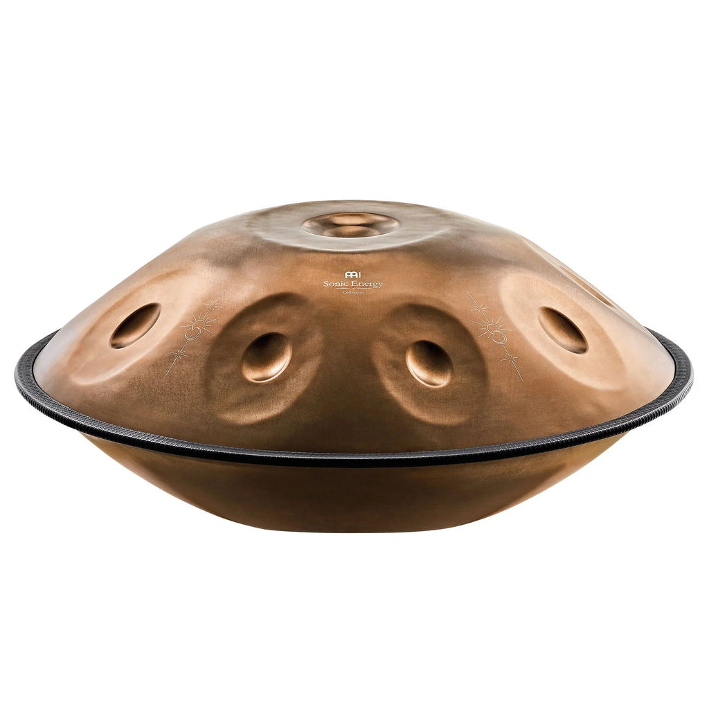 Sensory Handpan, BB2 Amara, 9 Notes, Vintage Copper, Engraved Design Utah Energy Healing Center