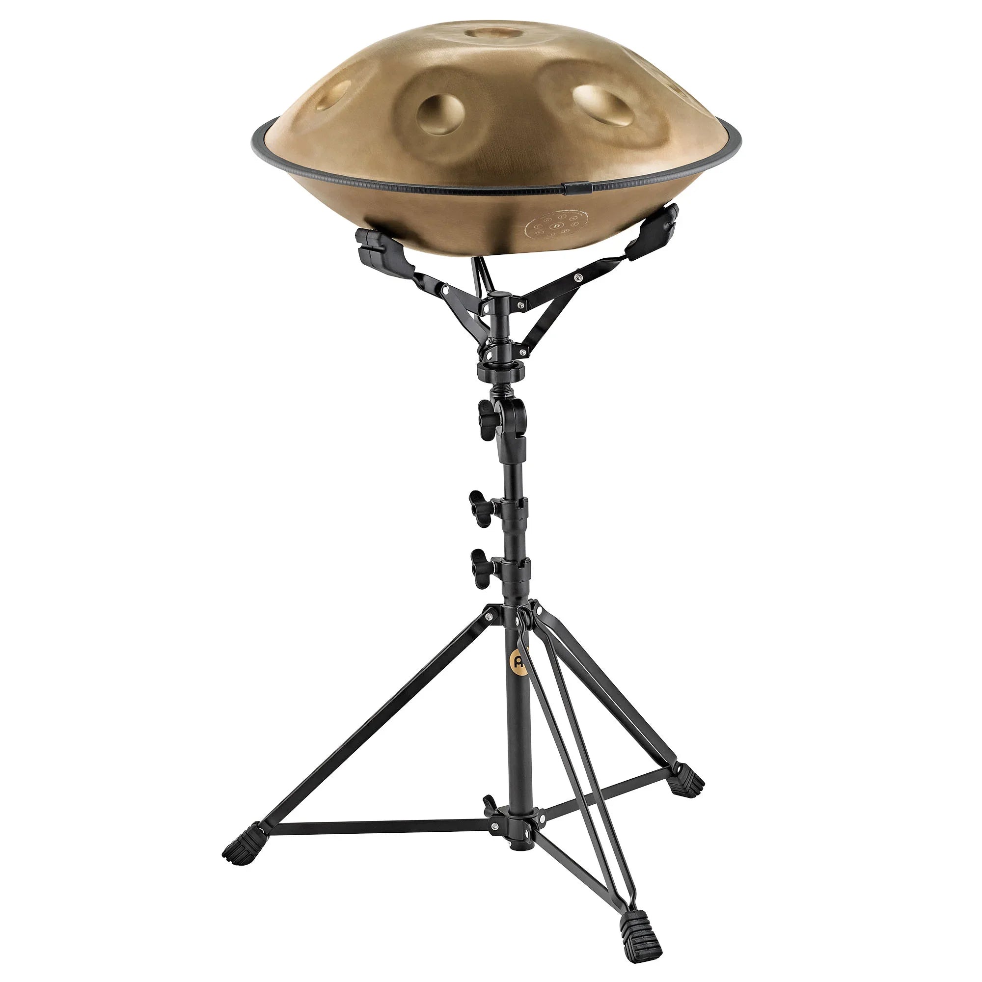Handpan & Steel Tongue Drum Stand, Height Adjustable 28" - 39", Metallic Utah Energy Healing Center