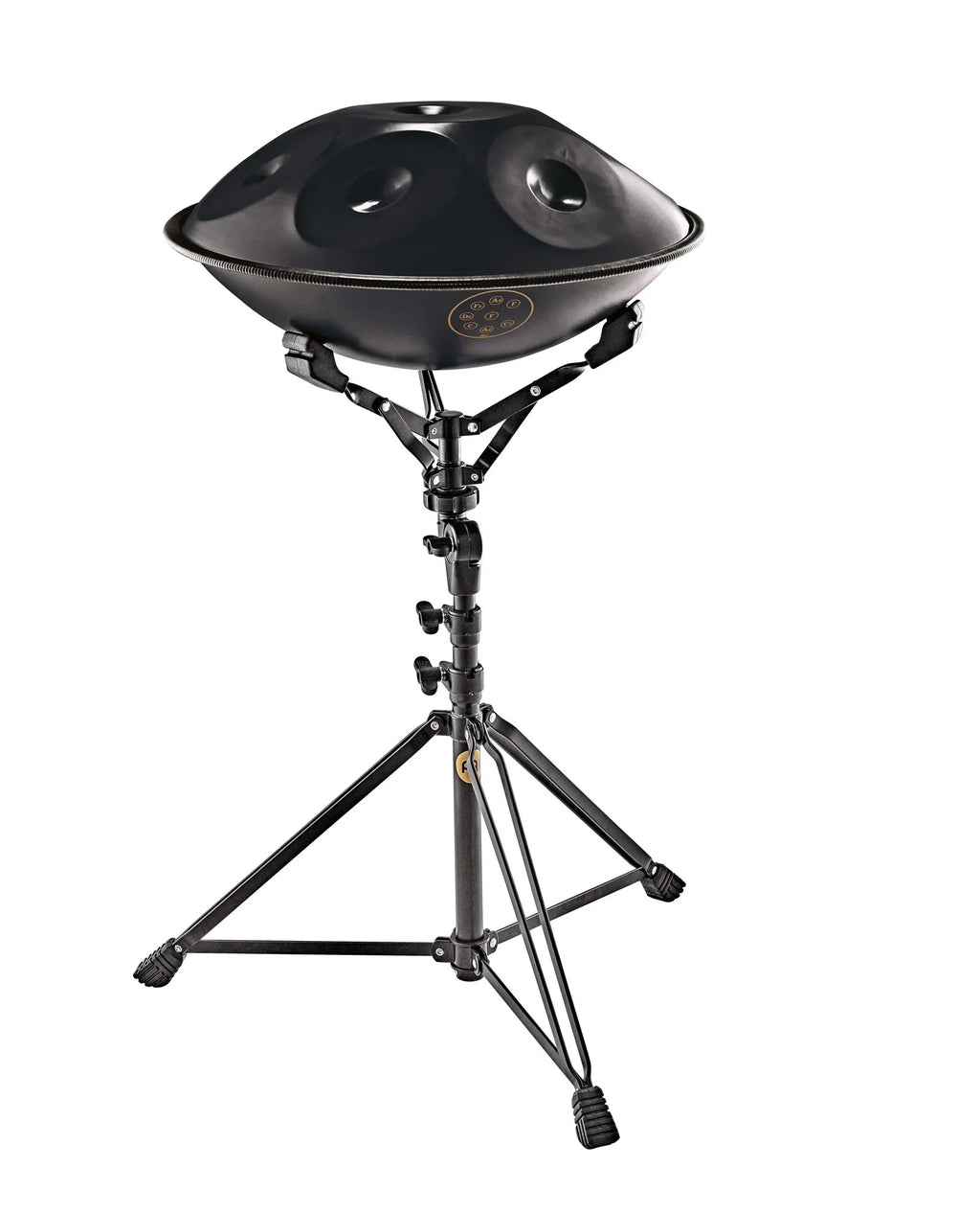 Handpan & Steel Tongue Drum Stand, Height Adjustable 28" - 39", Metallic Utah Energy Healing Center