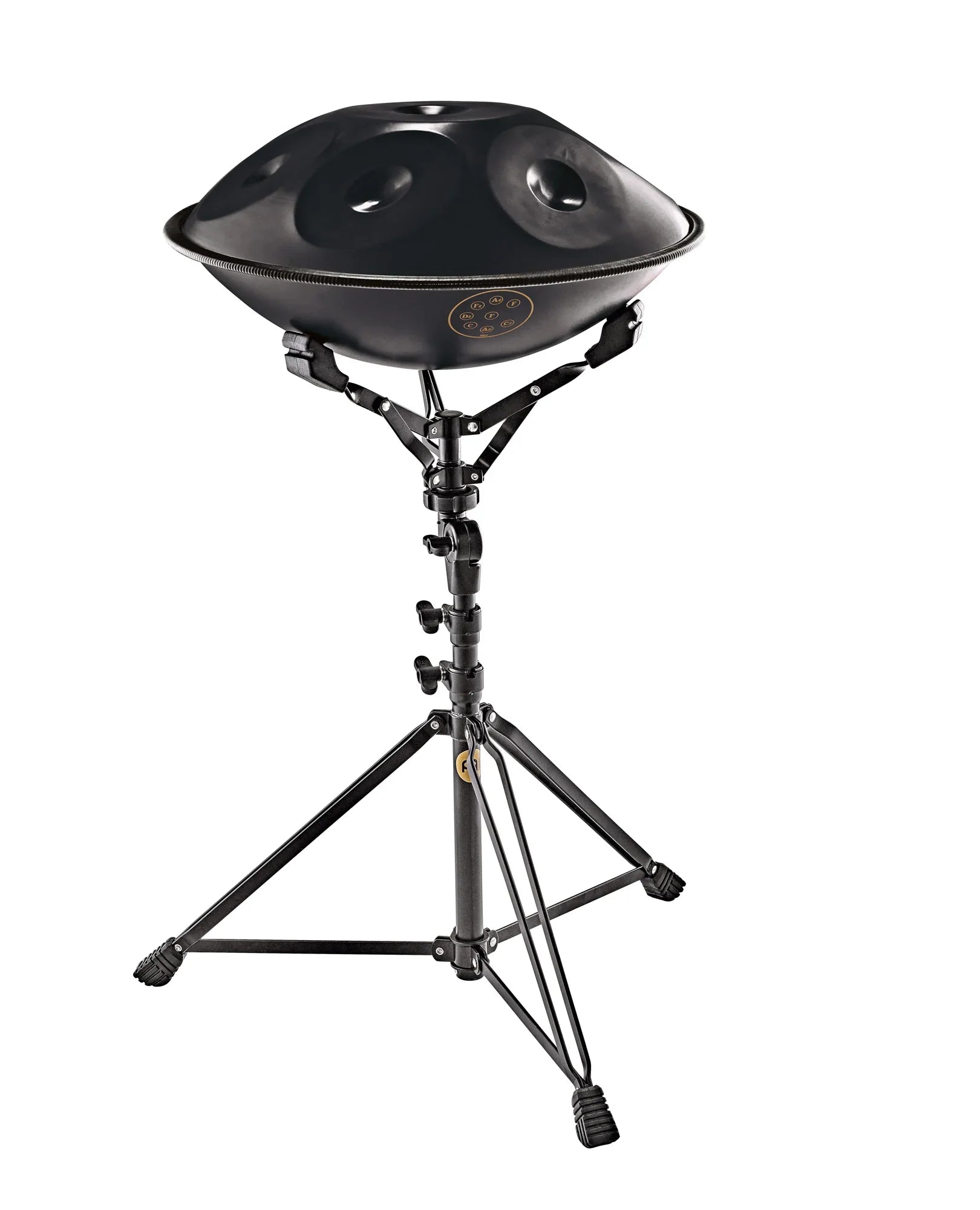 Handpan & Steel Tongue Drum Stand, Height Adjustable 28" - 39", Metallic Utah Energy Healing Center