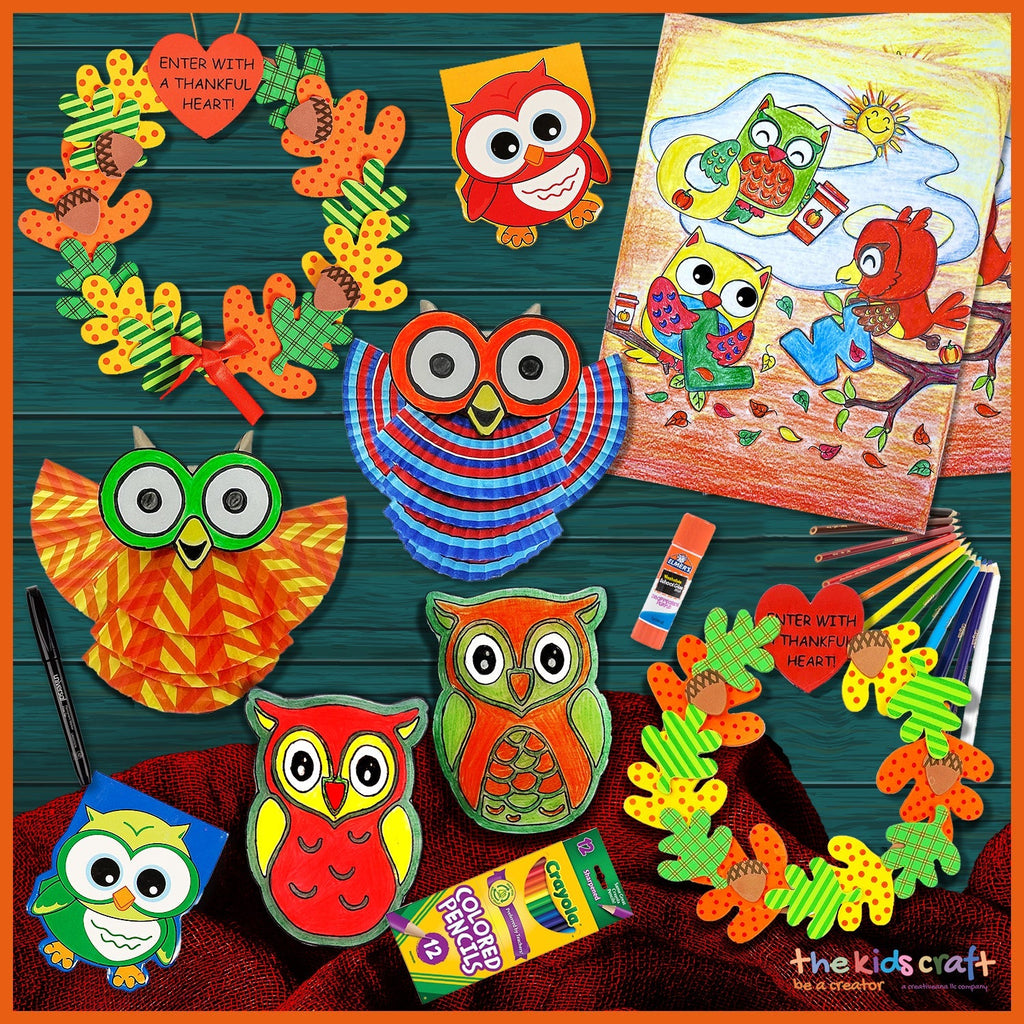 Happy Thanksgiving from Owl of Us! The Kids Craft