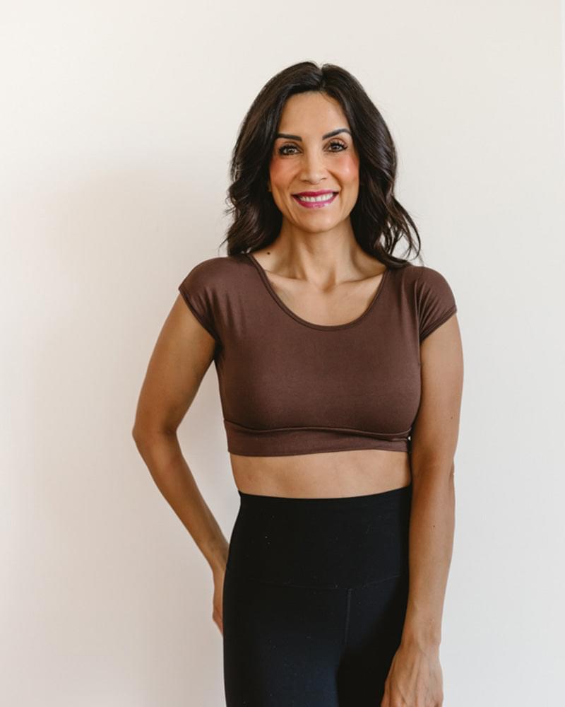 Classic Basic Cap Sleeve HALFTEE Layering Fashions