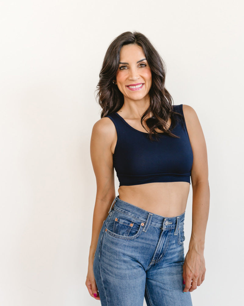 Classic Wide Strap Tank Halftee HALFTEE Layering Fashions