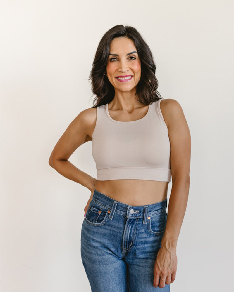 Classic Wide Strap Tank Halftee HALFTEE Layering Fashions