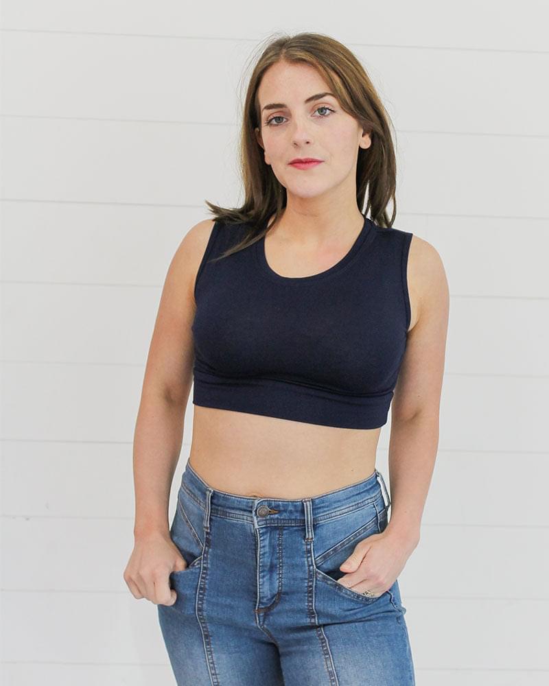 Crew Neck Tank Halftee HALFTEE Layering Fashions