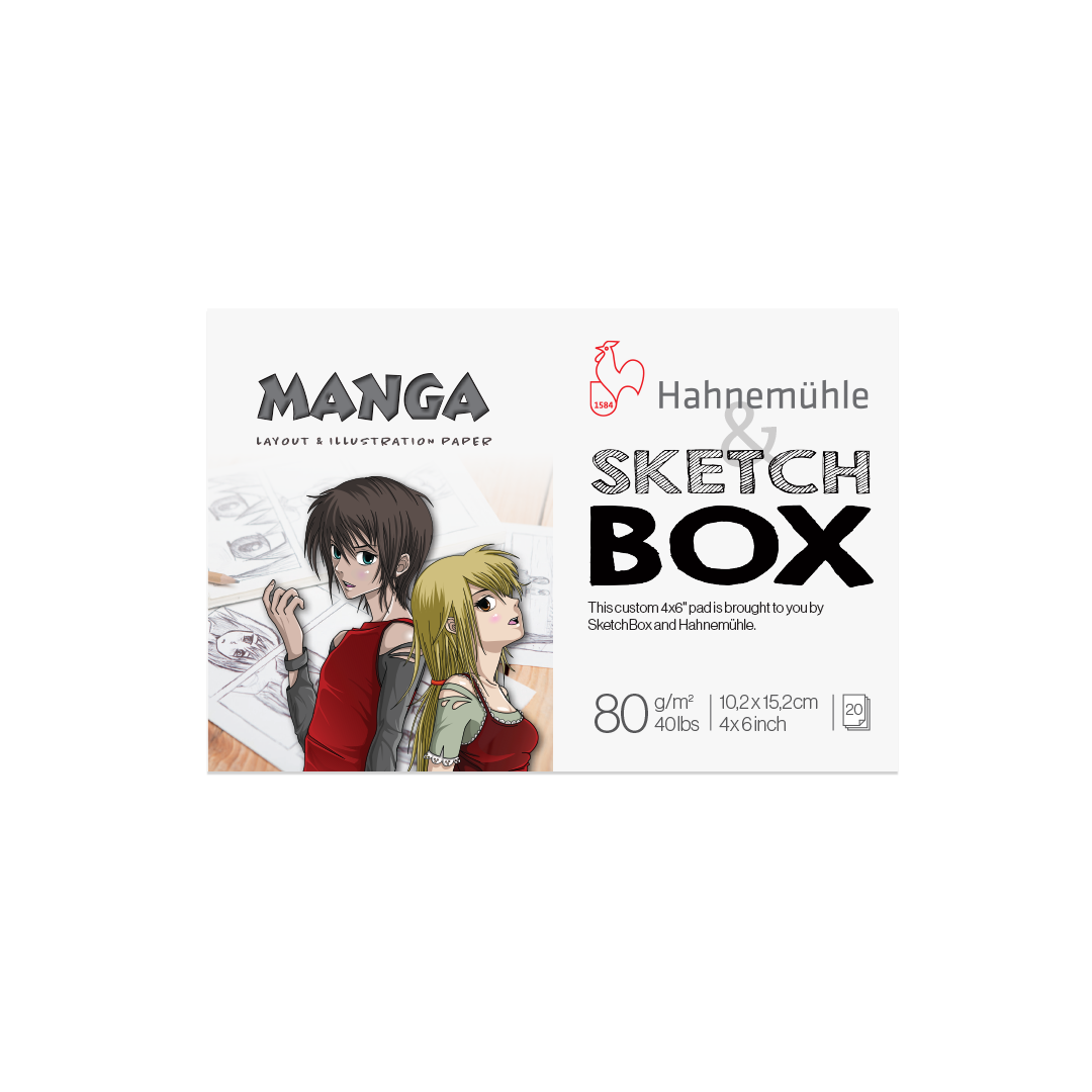 Hahnemuhle Manga Pad 4x6 20 Sheets ShopSketchBox