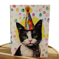 Happy Birthday Card for Cat Lovers Black Magic Social Club