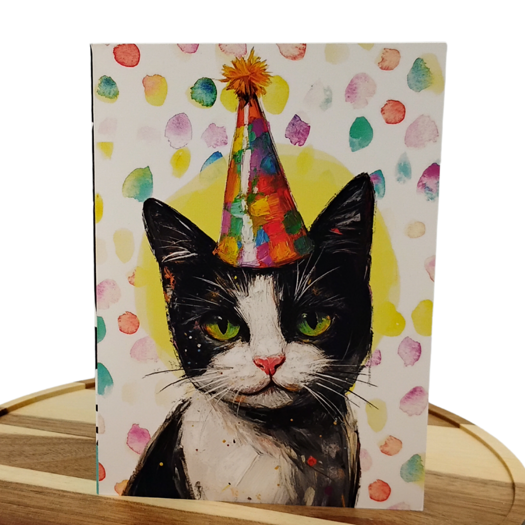 Happy Birthday Card for Cat Lovers Black Magic Social Club