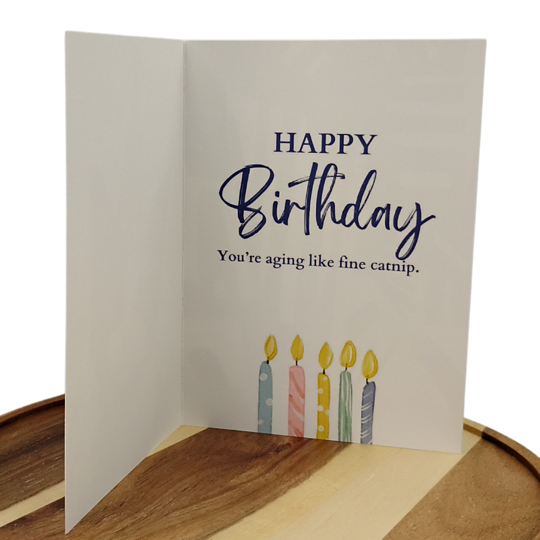 Happy Birthday Card for Cat Lovers Black Magic Social Club