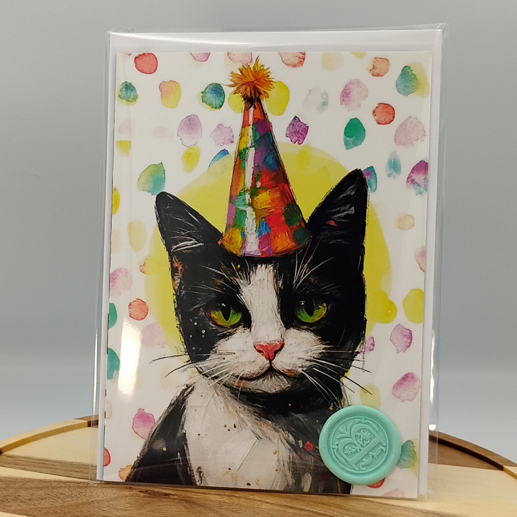 Happy Birthday Card for Cat Lovers Black Magic Social Club