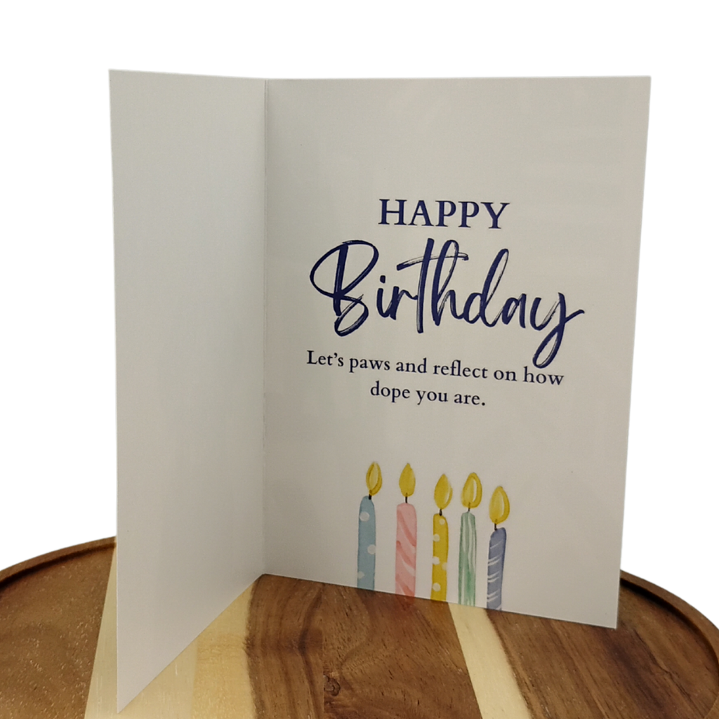 Happy Birthday Card for Dog Lovers Black Magic Social Club