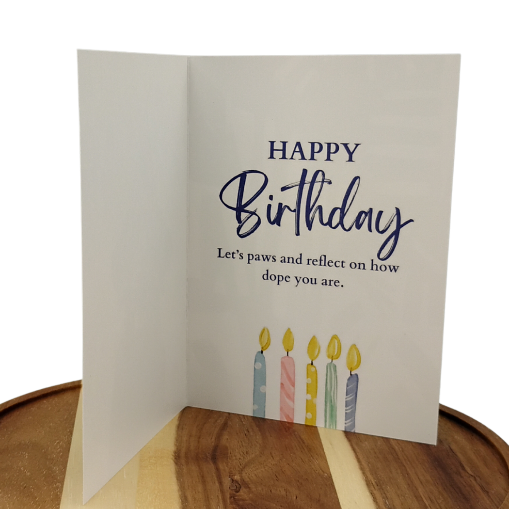 Happy Birthday Card for Dog Lovers Black Magic Social Club