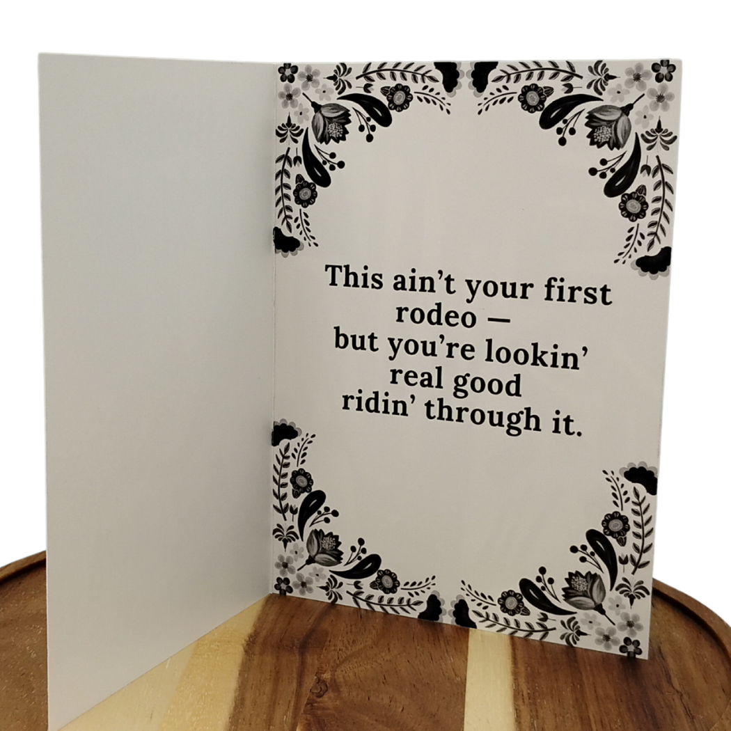 Giddy Up for a Great Birthday with Our "Happy Birthday Podnah!" Card Black Magic Social Club