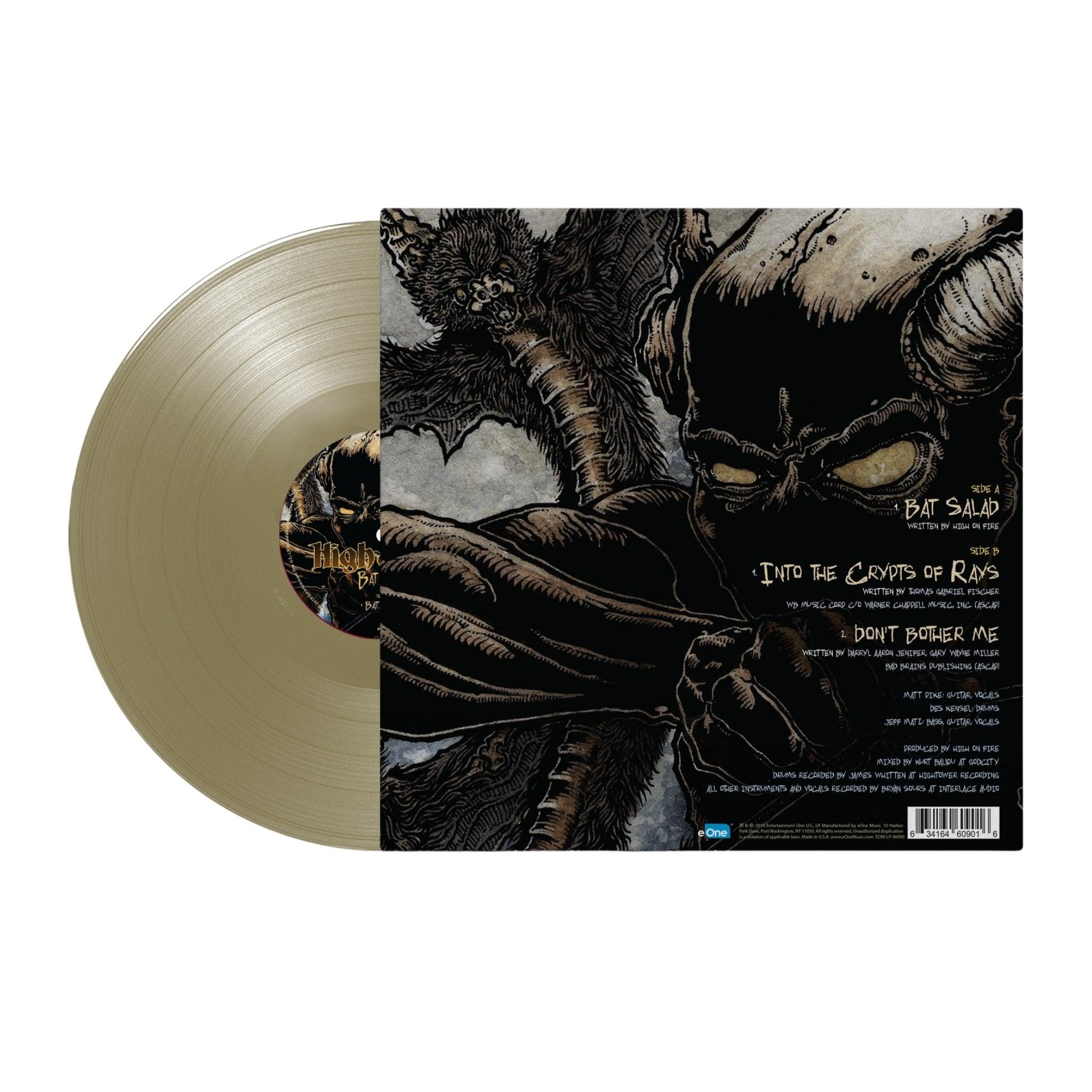 High On Fire - Bat Salad Solid Gold Vinyl MNRK Heavy