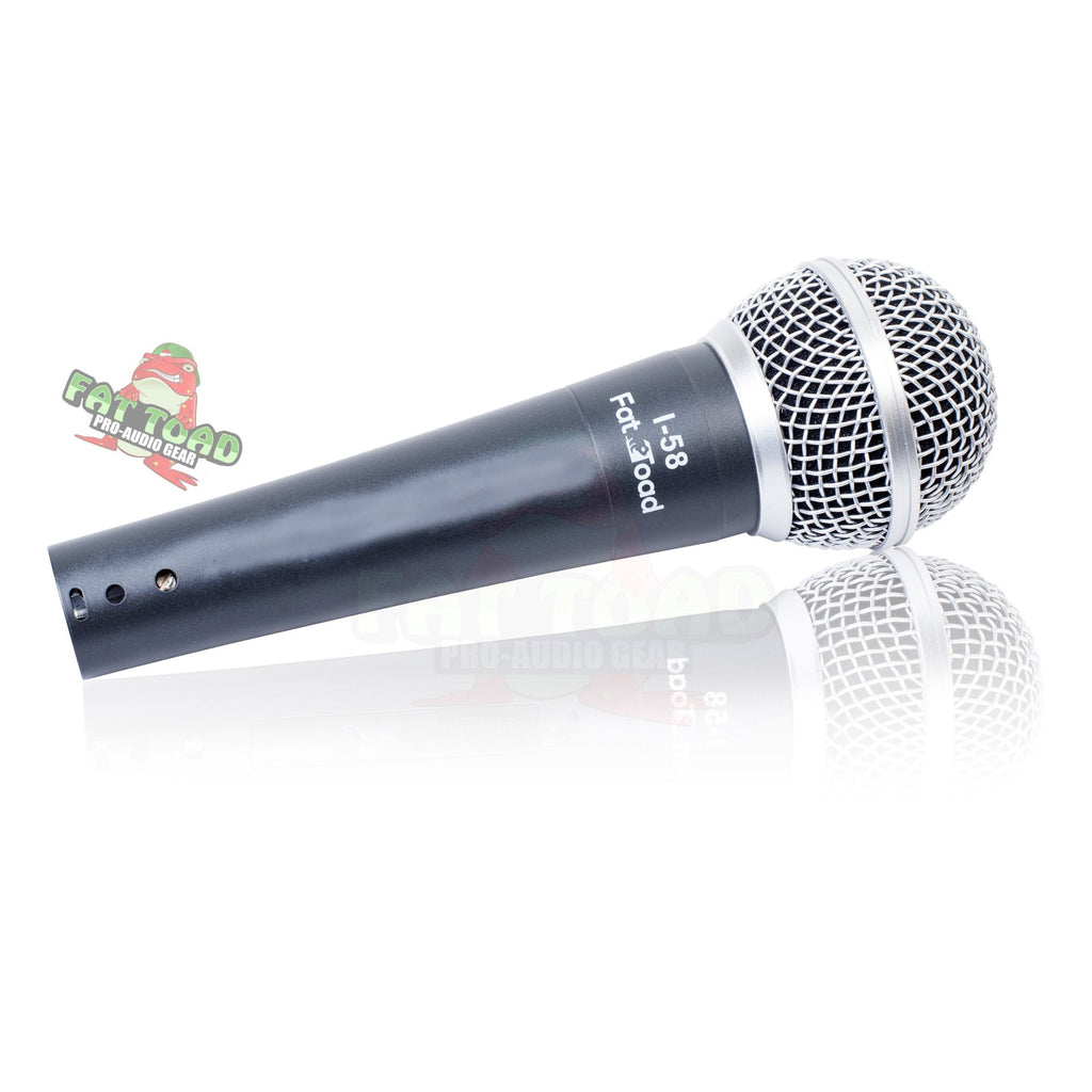 Cardioid Dynamic Microphones & Clips (6 Pack) by FAT TOAD - Professional Vocal Handheld, Unidirectional Mic - Singing Microphone Designed for DJ Stage GeekStands.com