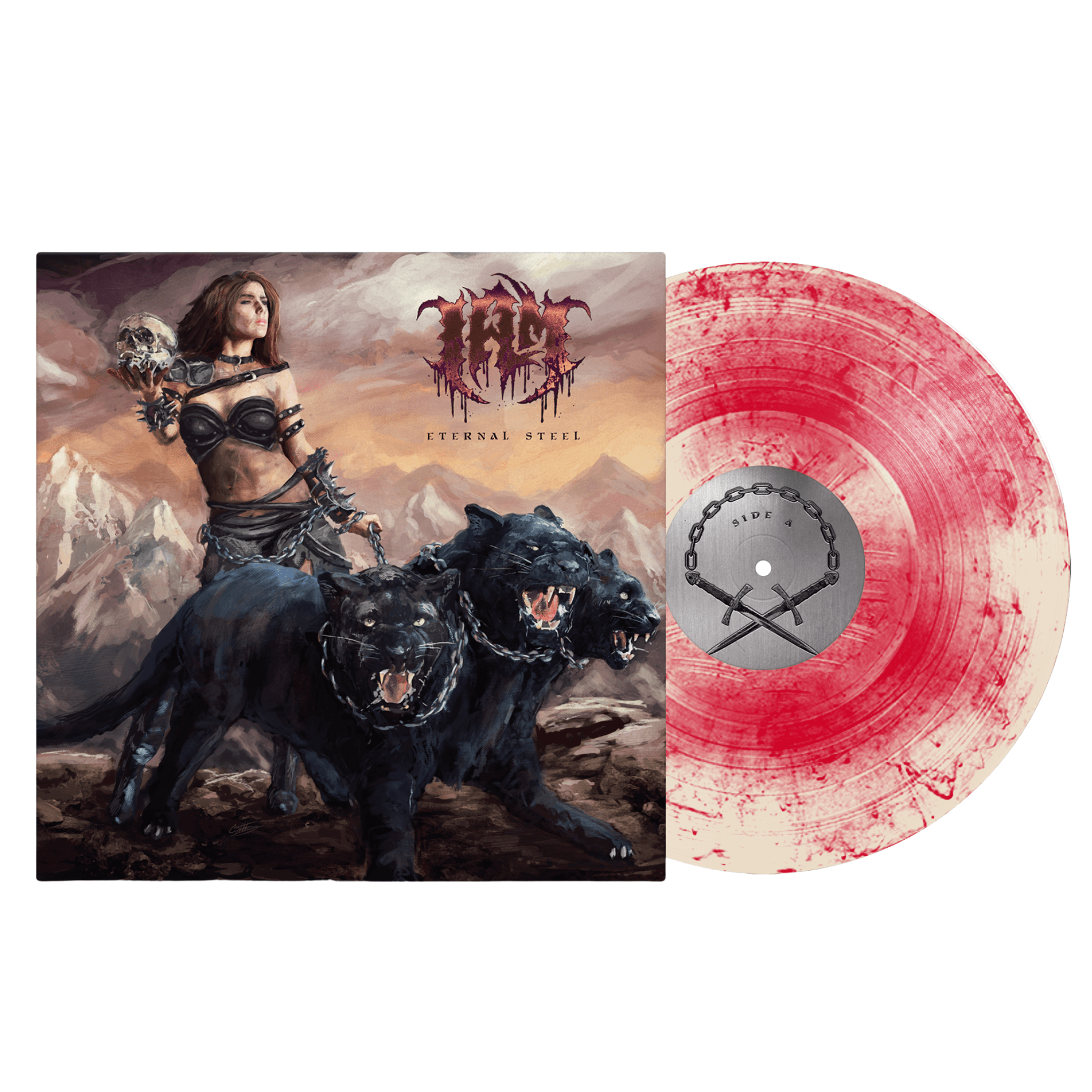 I AM - Eternal Steel Marble Bone Red Vinyl MNRK Heavy