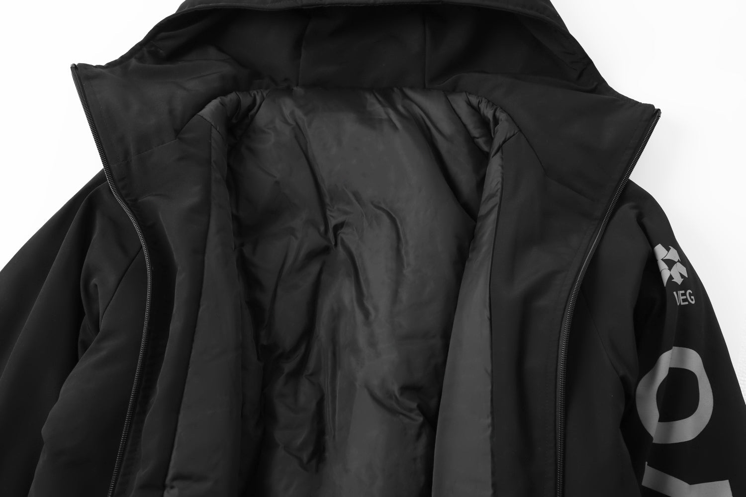 IB433 Black Winter Tokyo Parka Jacket Niepce
