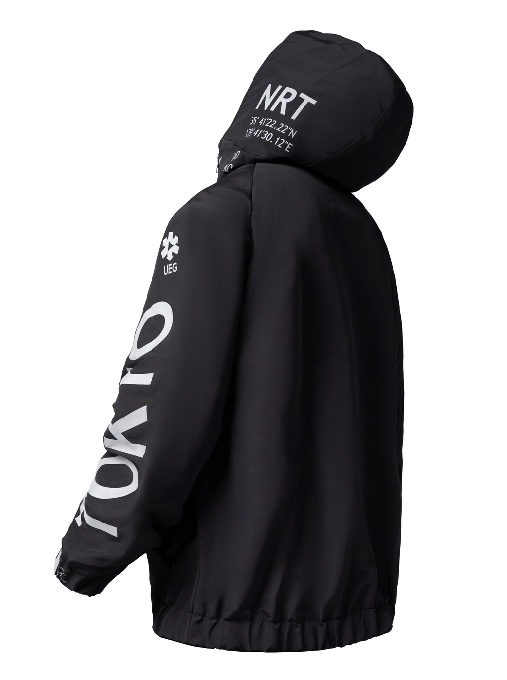 IB433 Black Winter Tokyo Parka Jacket Niepce