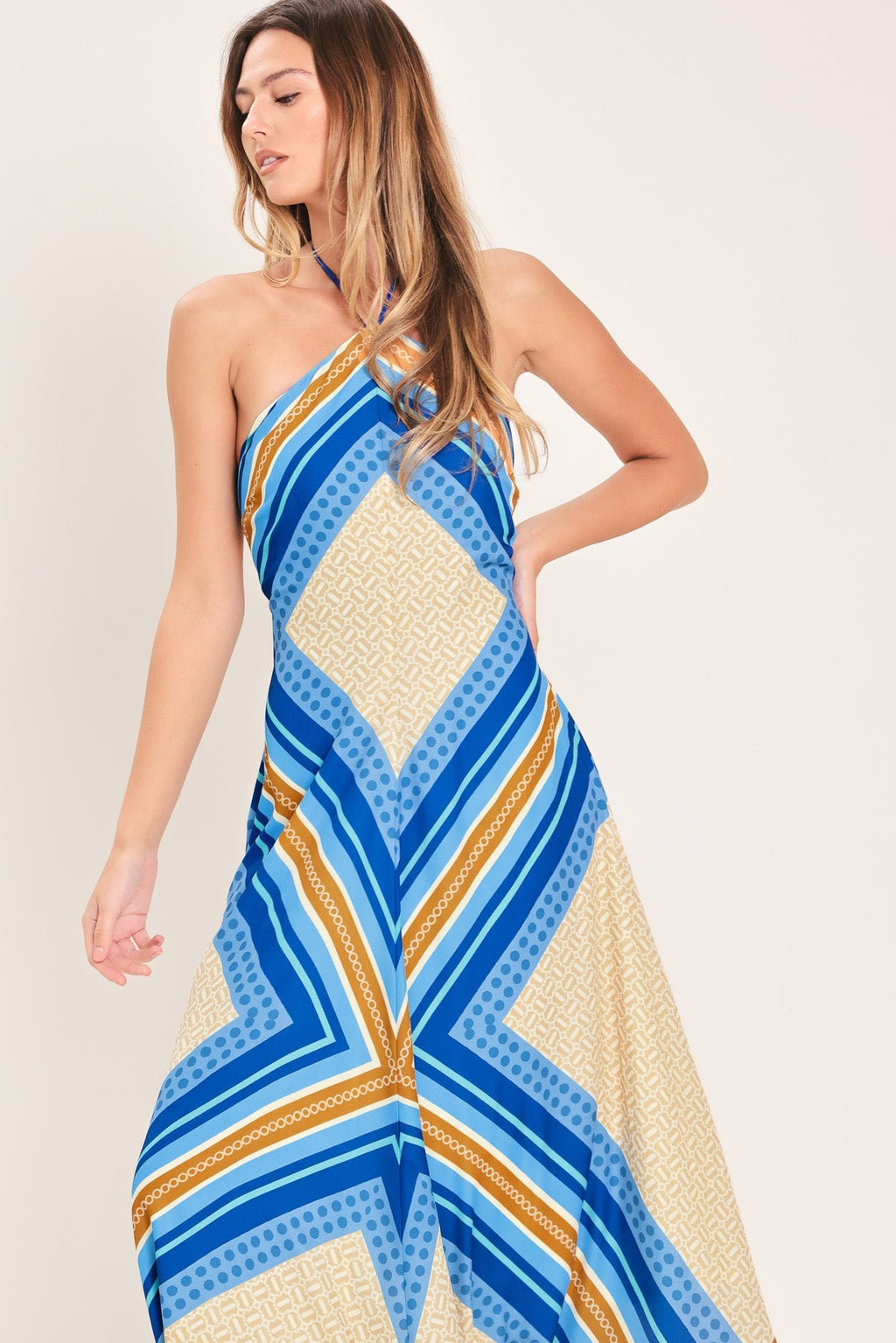 PARADISE CODE WOVEN MIDI DRESS Flying Tomato