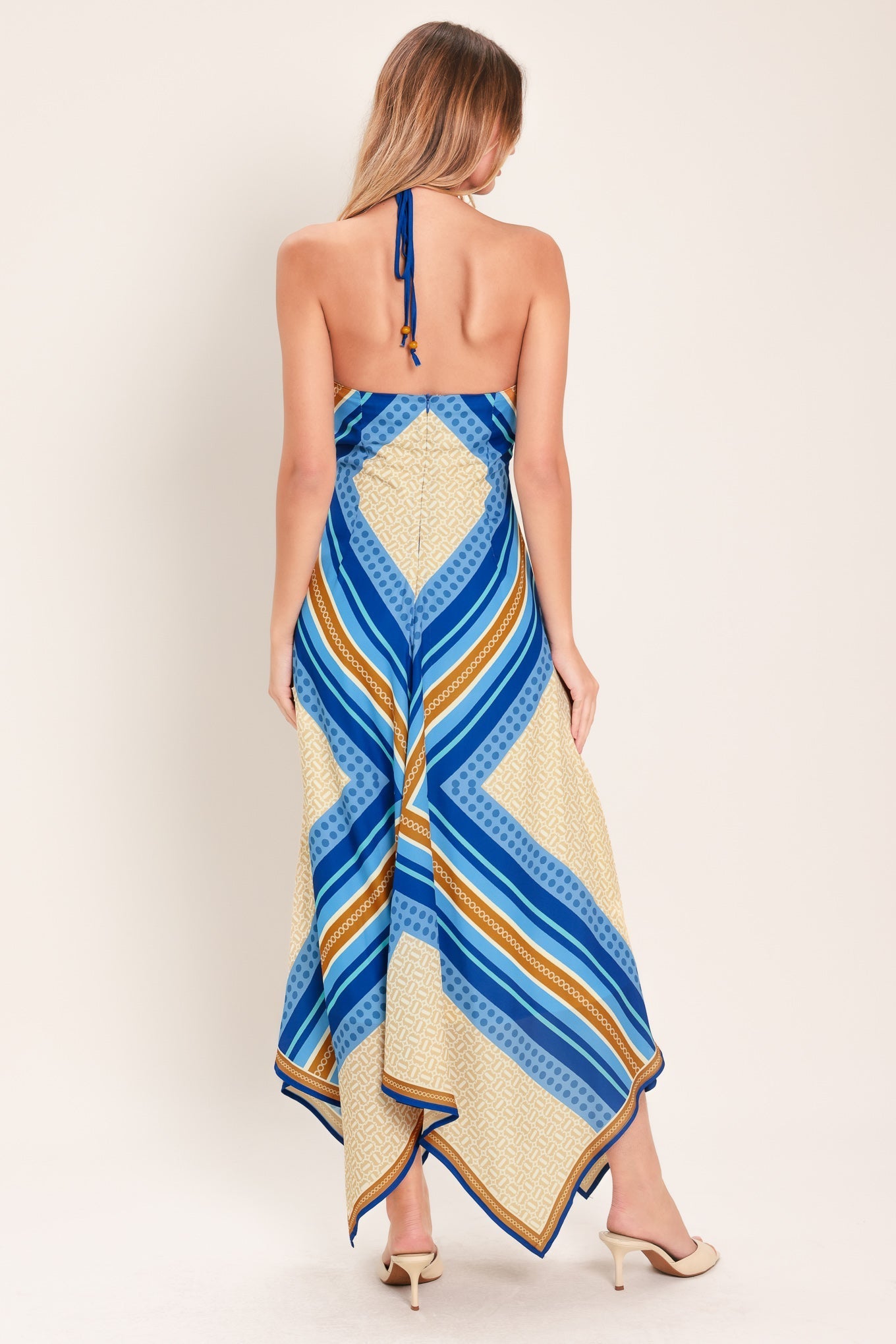 PARADISE CODE WOVEN MIDI DRESS Flying Tomato