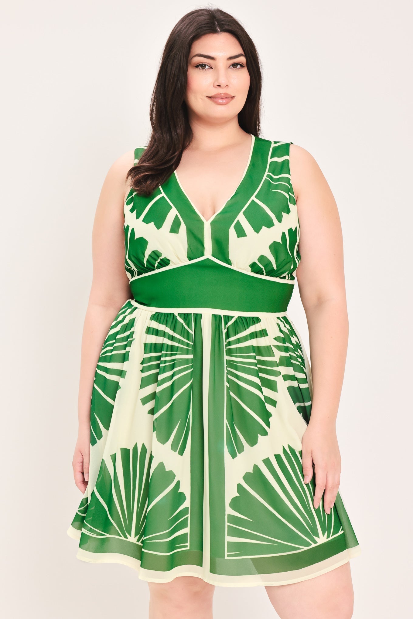 PALM BREEZE WOVEN MINI DRESS Flying Tomato