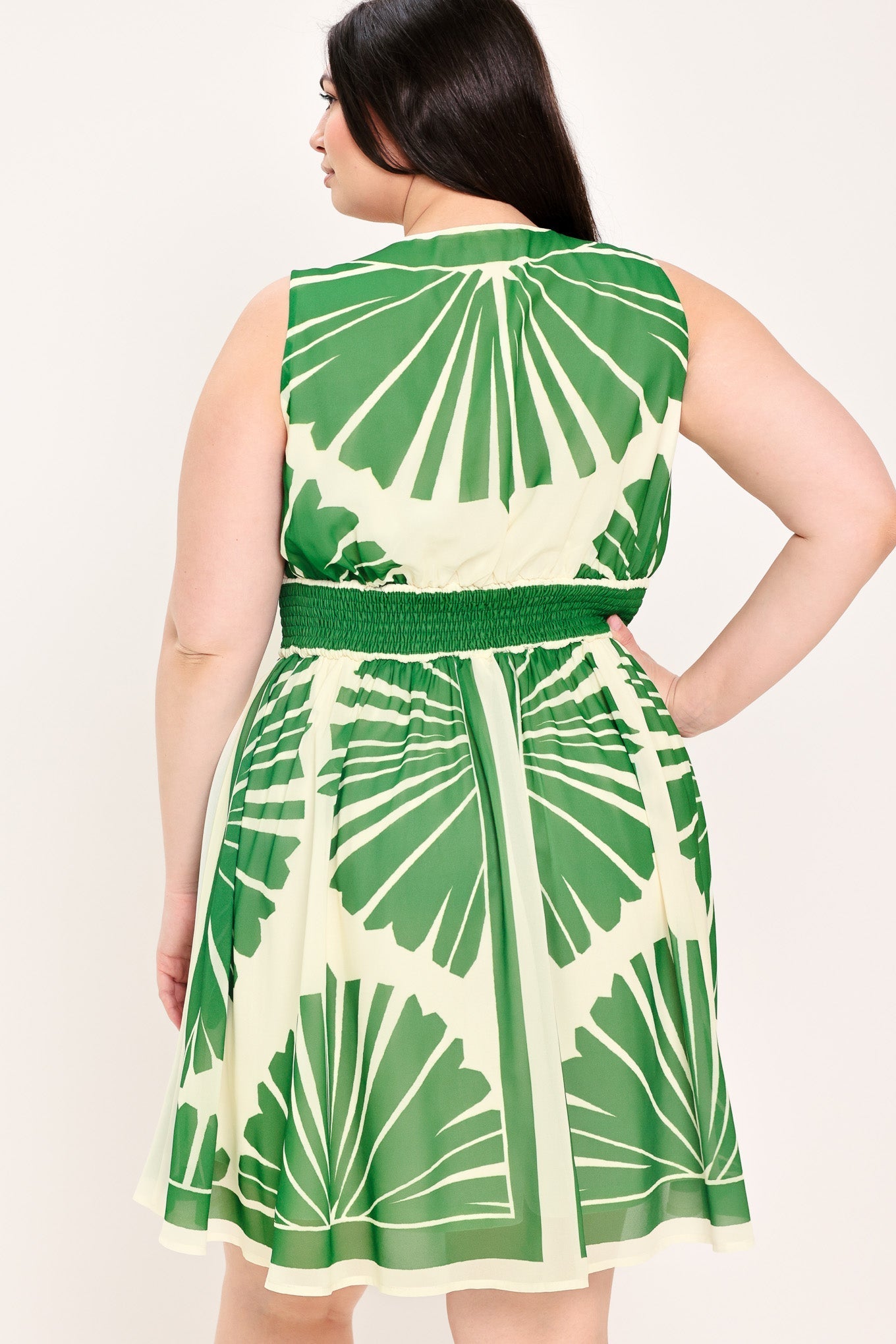PALM BREEZE WOVEN MINI DRESS Flying Tomato