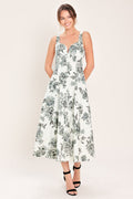 FOREVER YOUNG WOVEN MIDI DRESS Flying Tomato