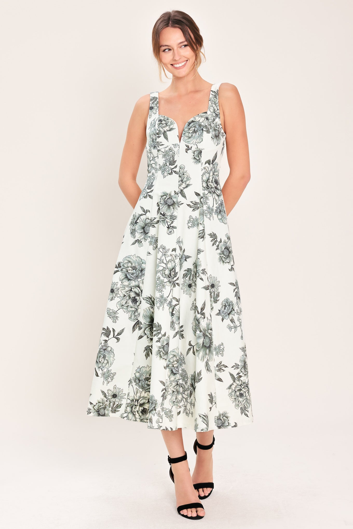 FOREVER YOUNG WOVEN MIDI DRESS Flying Tomato