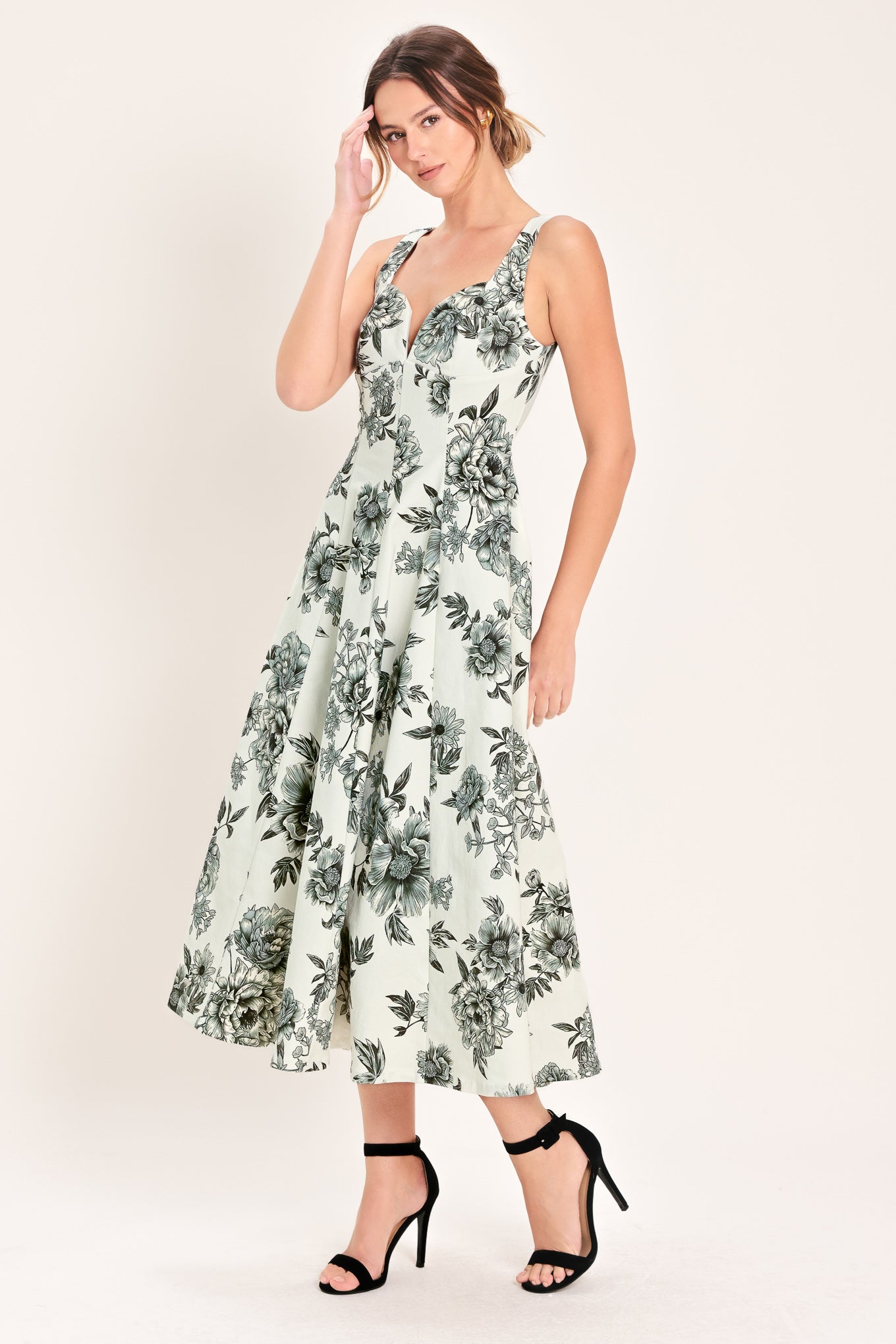 FOREVER YOUNG WOVEN MIDI DRESS Flying Tomato