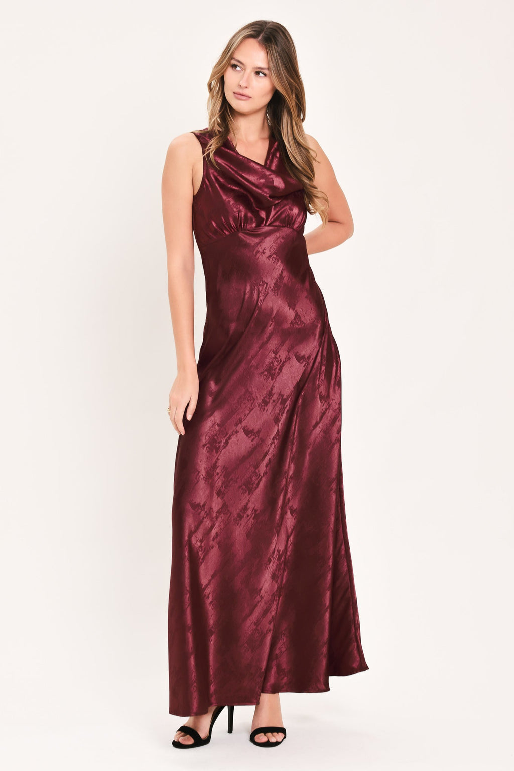 LUMINOUS CHAMPAGNE KISS WOVEN MAXI DRESS Flying Tomato
