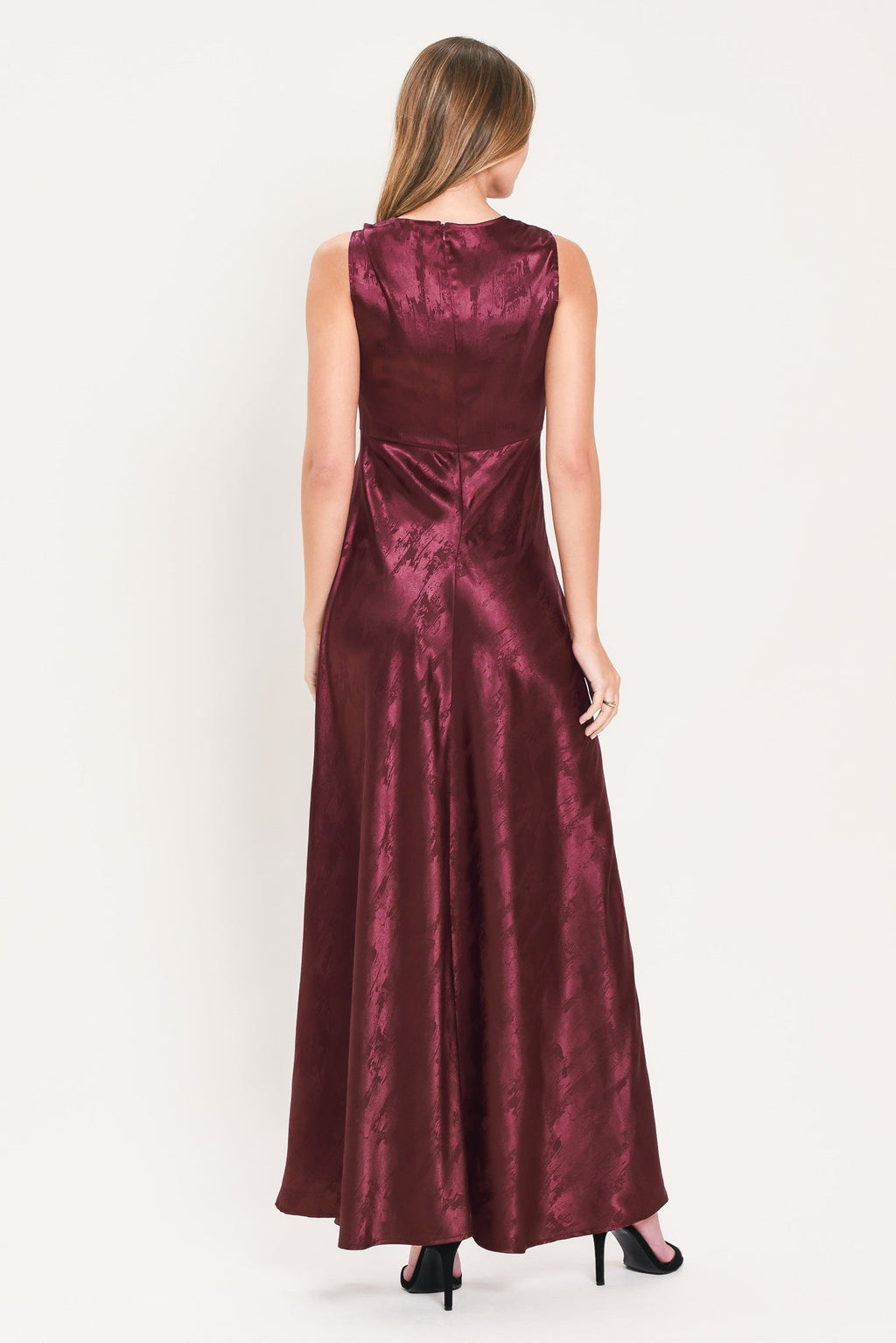 LUMINOUS CHAMPAGNE KISS WOVEN MAXI DRESS Flying Tomato