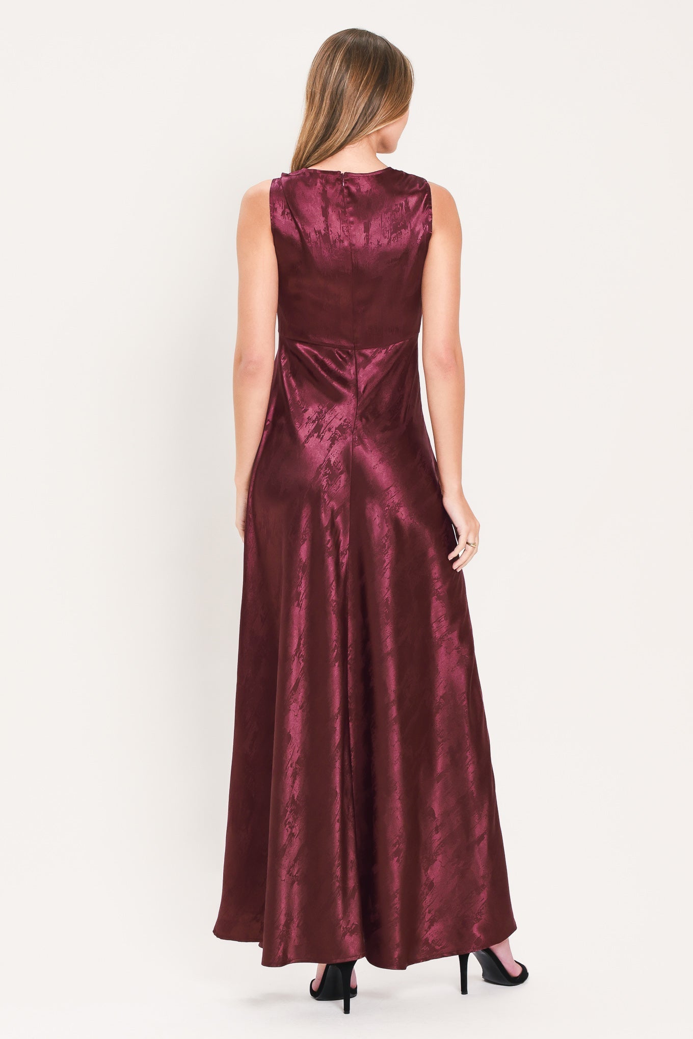 LUMINOUS CHAMPAGNE KISS WOVEN MAXI DRESS Flying Tomato