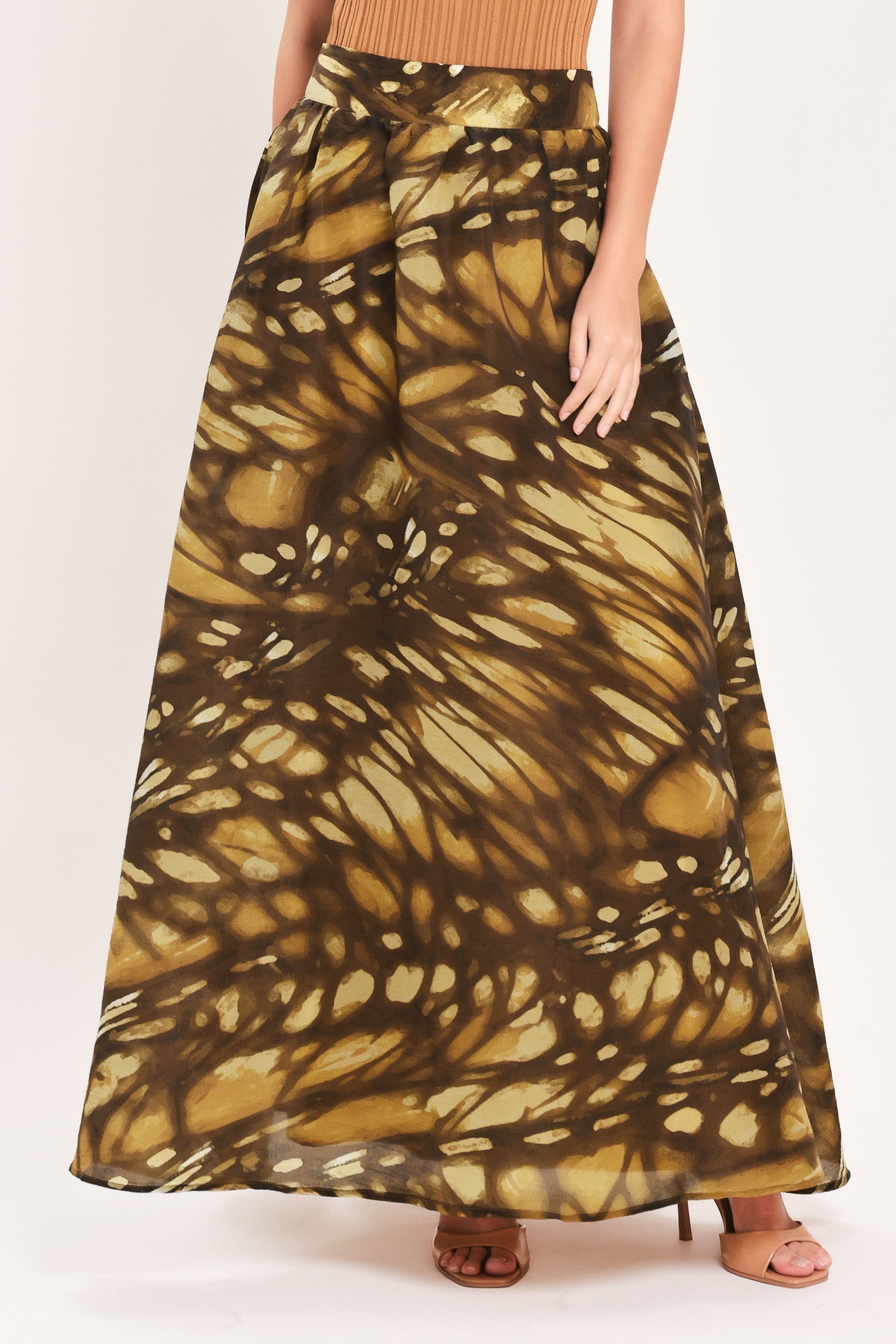 AMBERWING REVERIE WOVEN FULL MAXI SKIRT Flying Tomato