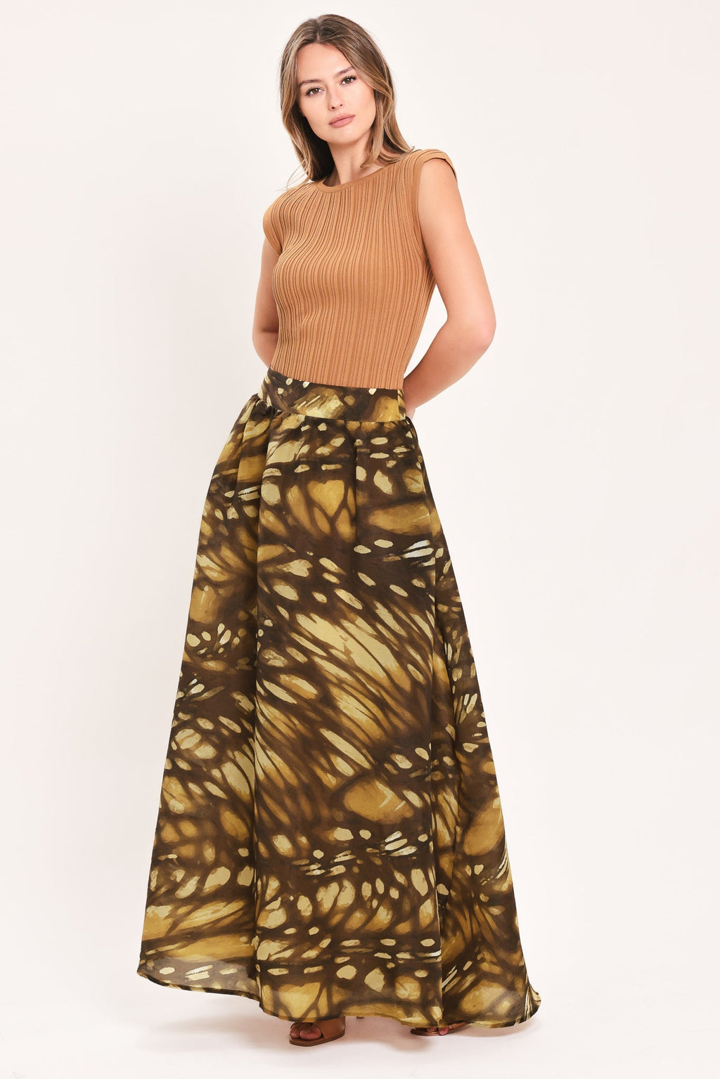 AMBERWING REVERIE WOVEN FULL MAXI SKIRT Flying Tomato