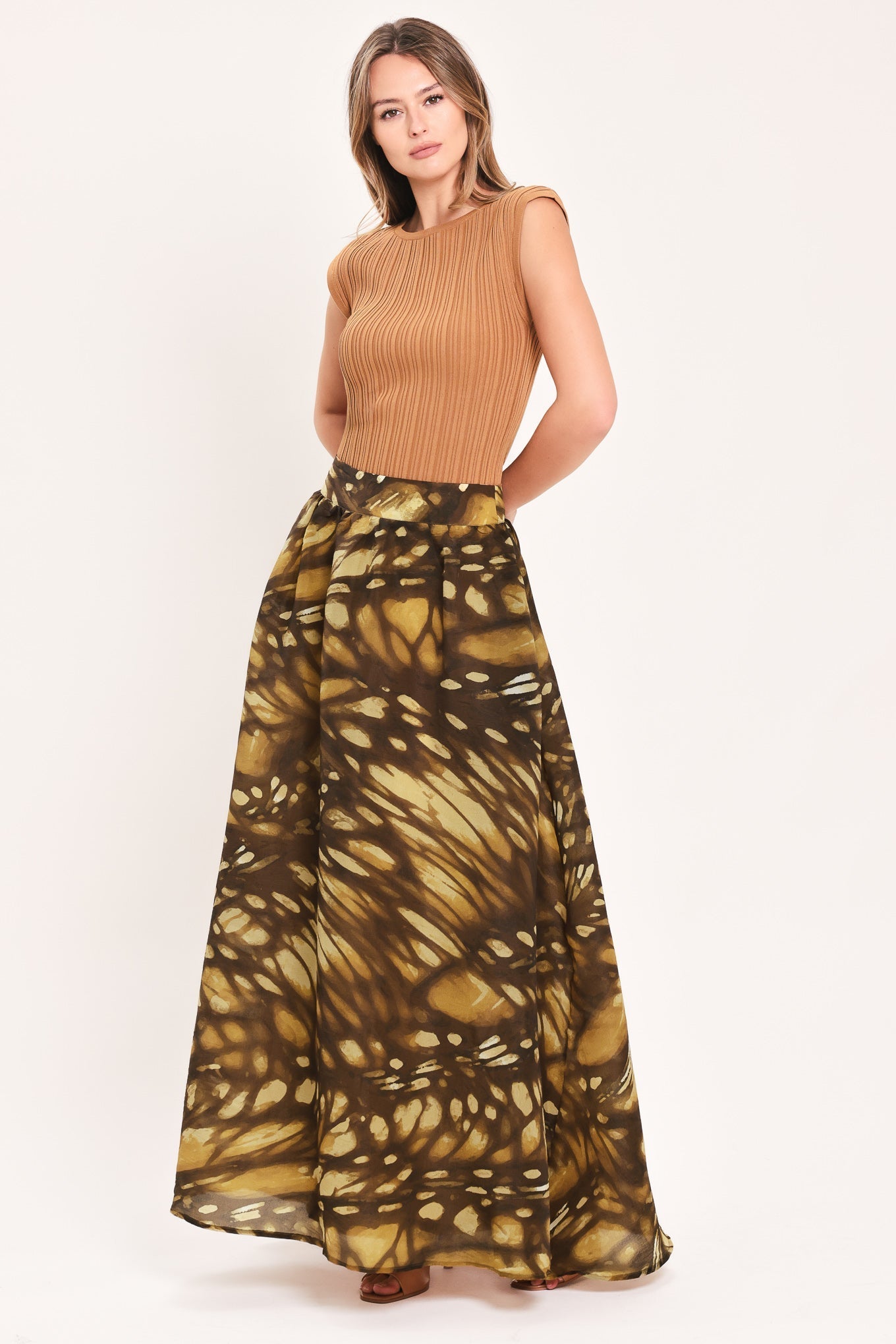 AMBERWING REVERIE WOVEN FULL MAXI SKIRT Flying Tomato
