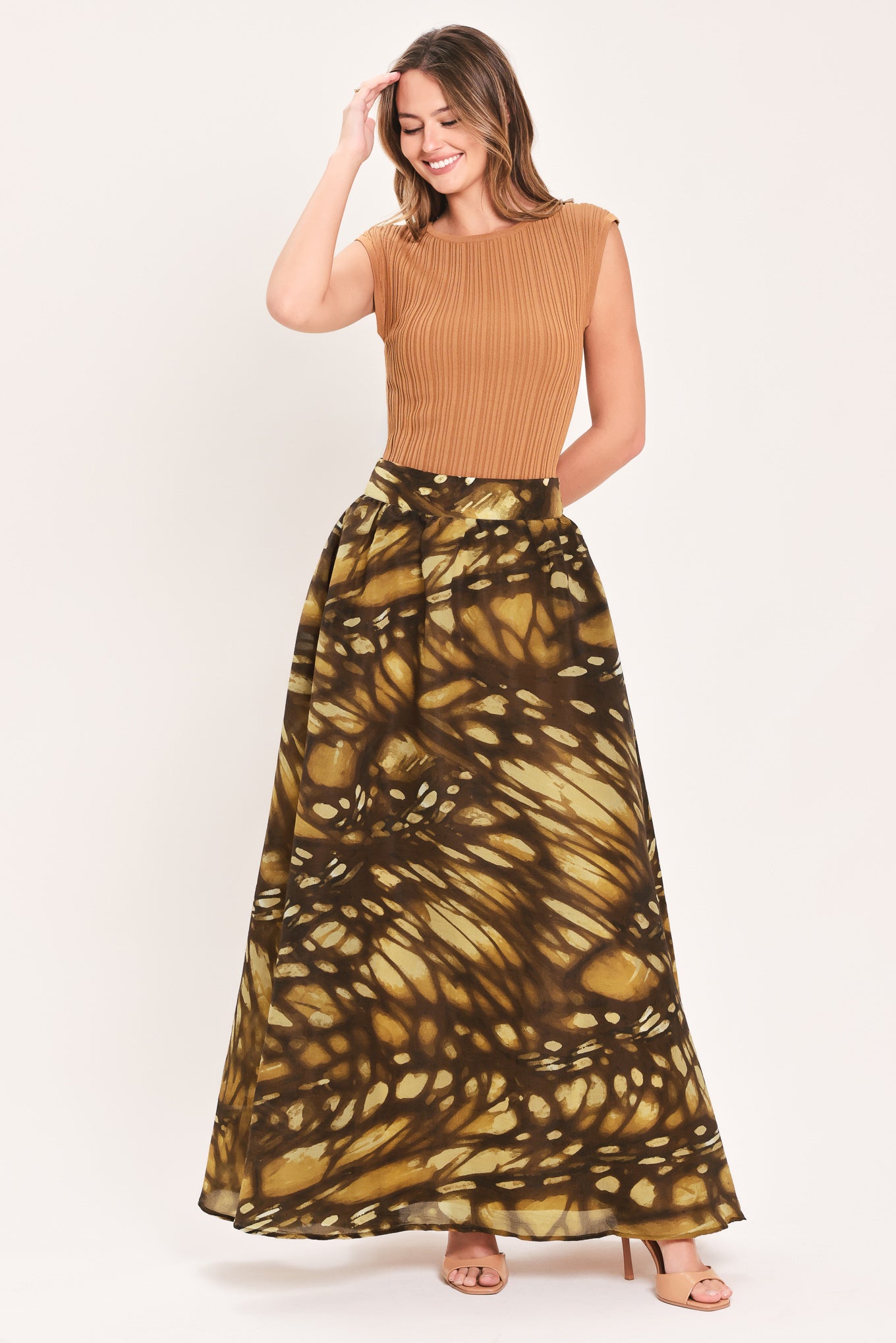 AMBERWING REVERIE WOVEN FULL MAXI SKIRT Flying Tomato