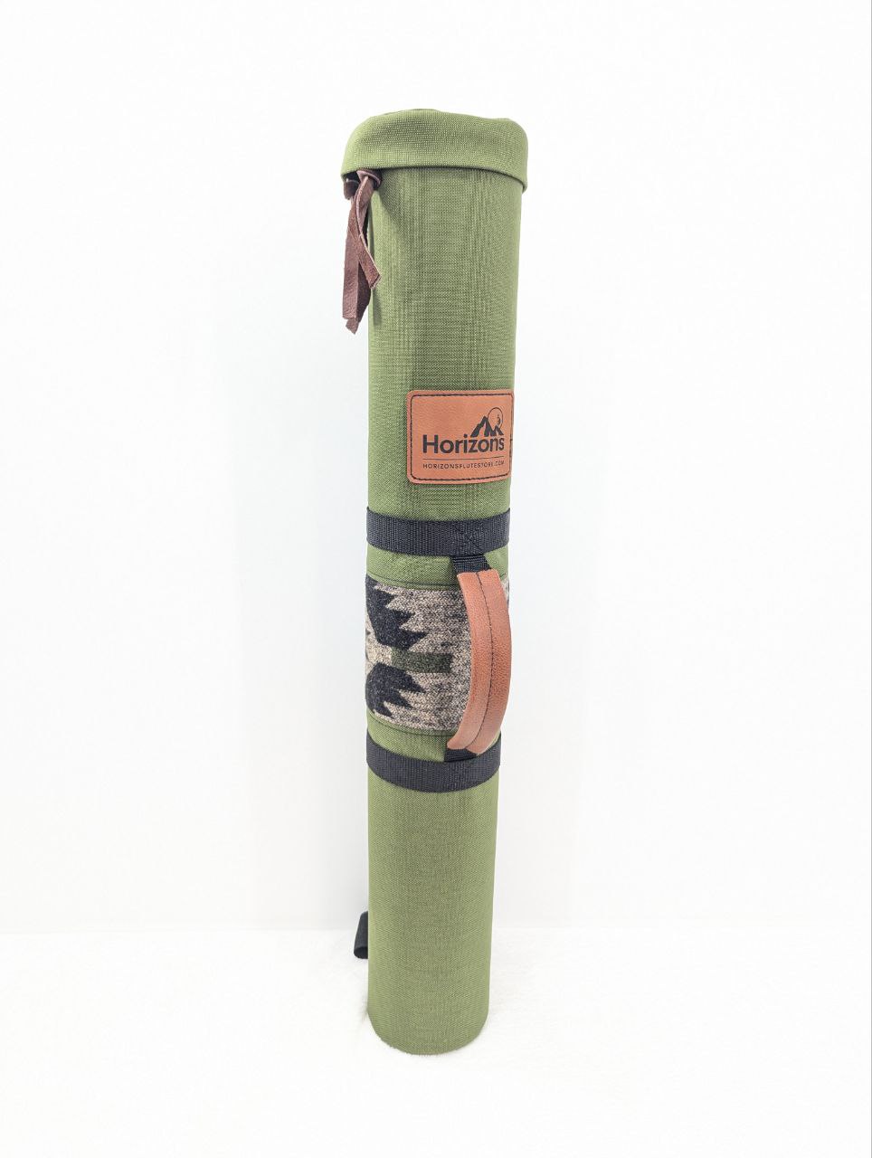 Seeker (Olive) Native Flute Case #ISSE4 | In-Stock Case [Holds 1-3 flutes] Horizons Flute Store