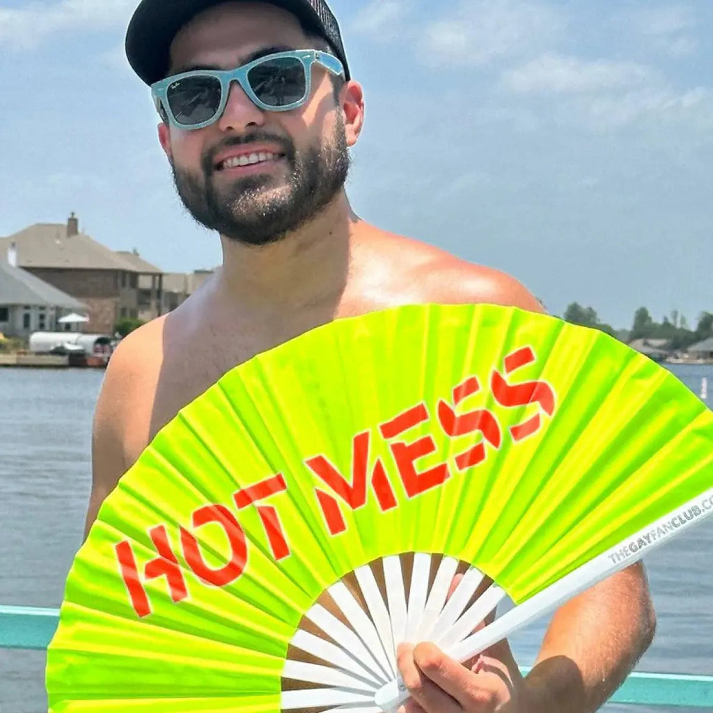 Hot Mess Fan (UV) The Gay Fan Club