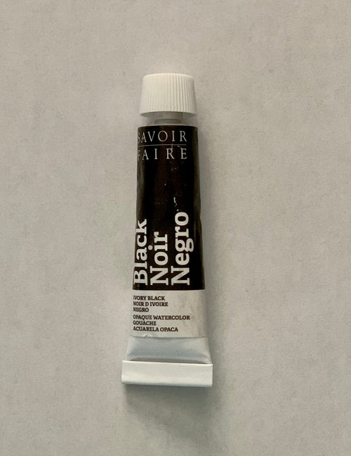 Savoir Faire Opaque Watercolor Gouache--Black ShopSketchBox