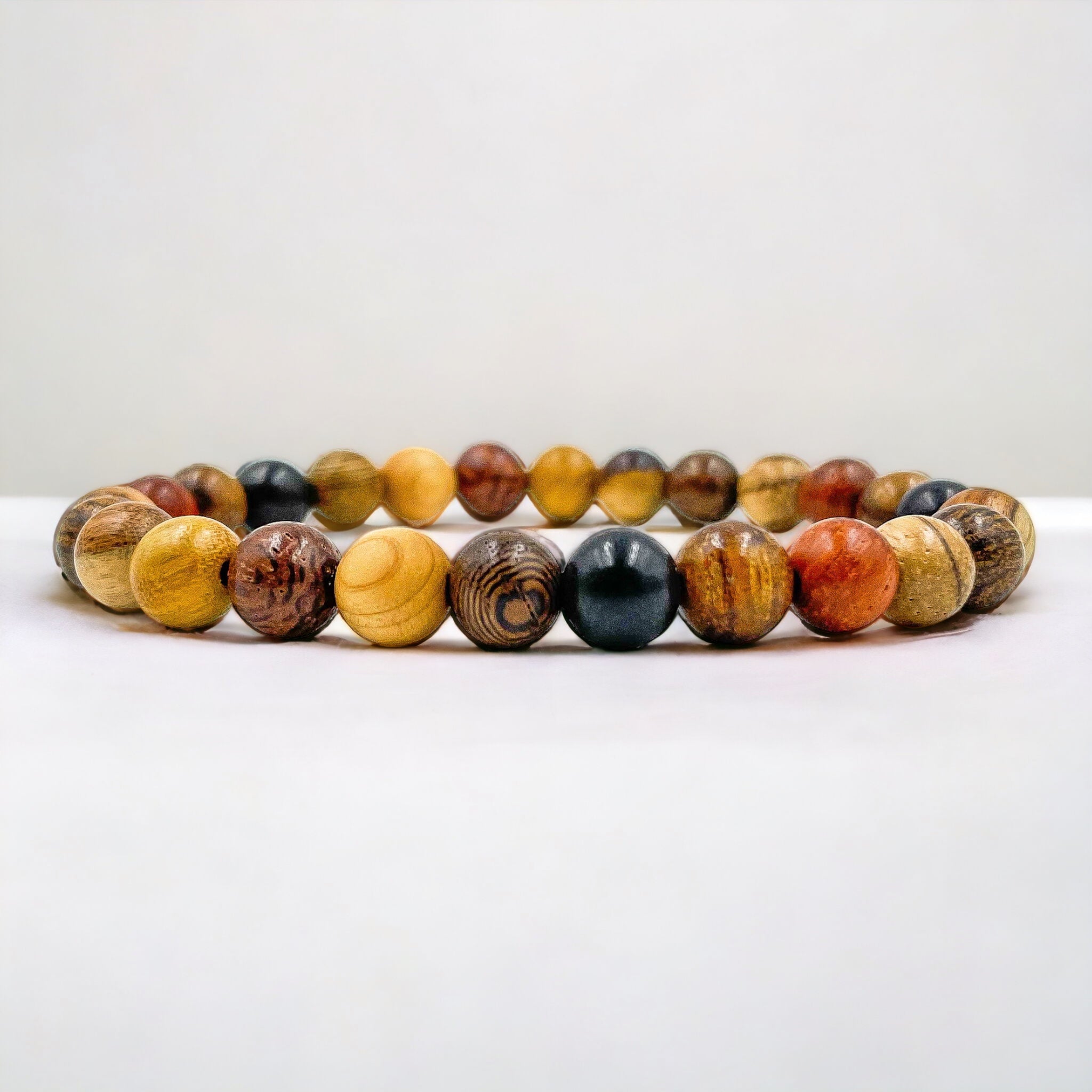 Union - All Mixed Up Wood Mala Beaded Bracelet Everwood Original