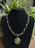 Yvng Gahd Chakra Green Aventurine Beaded Necklace The Vibez Shop