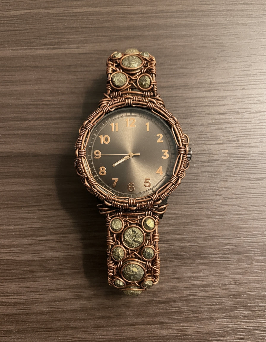 Custom Pyrite Watch Design #2 The Vibez Shop